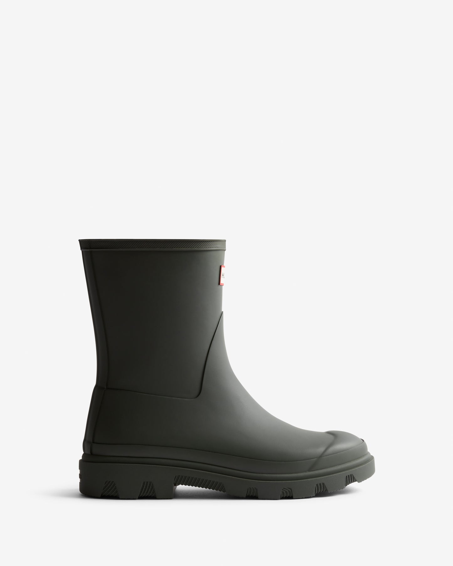Hunter Unisex Downpour Short Boot - Dark Olive