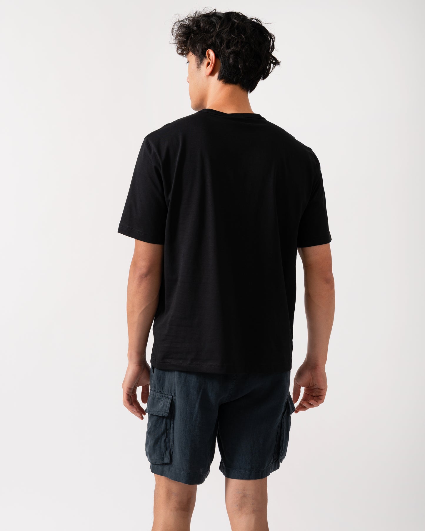 PS Paul Smith Mens Casual Fit Painted Skull T-Shirt - 79 Black