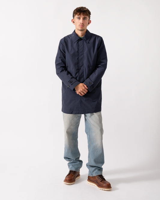 PS Paul Smith Mens Lined Mac - 49 Very Dark Navy