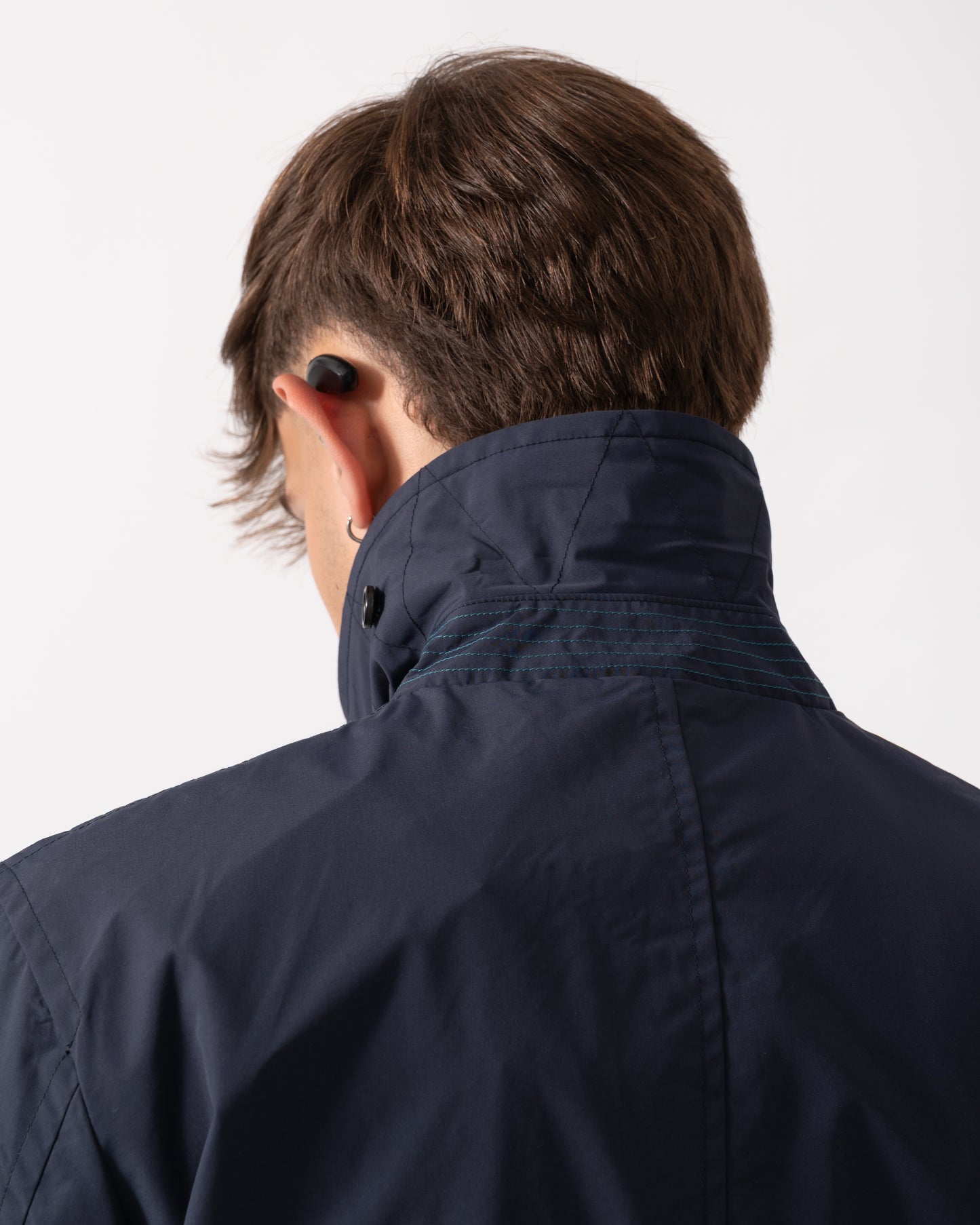 PS Paul Smith Mens Lined Mac - 49 Very Dark Navy