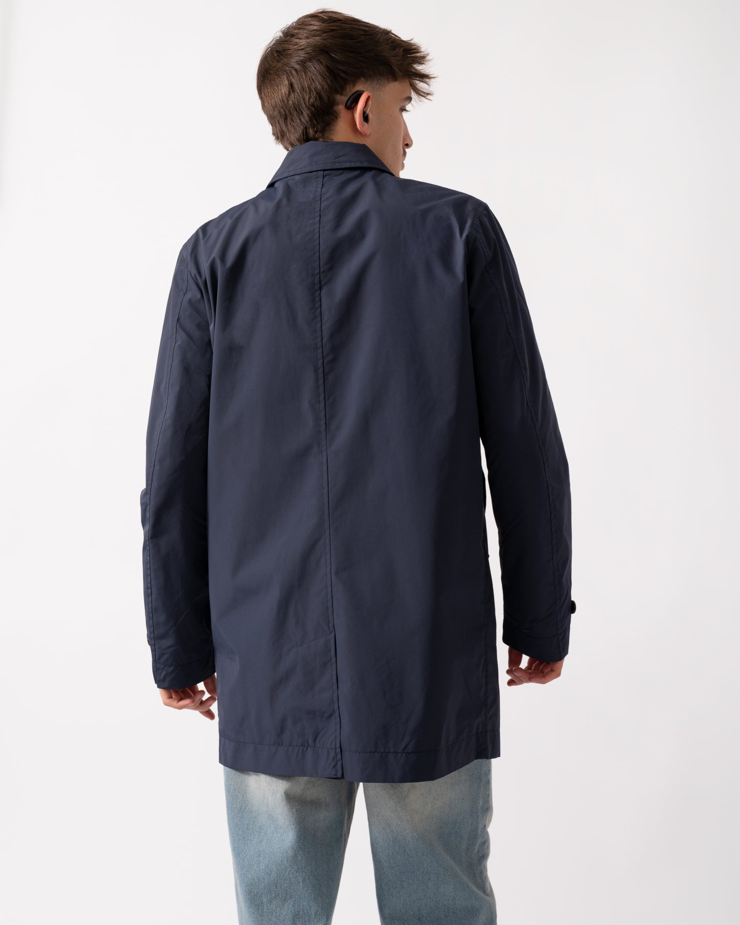 PS Paul Smith Mens Lined Mac - 49 Very Dark Navy