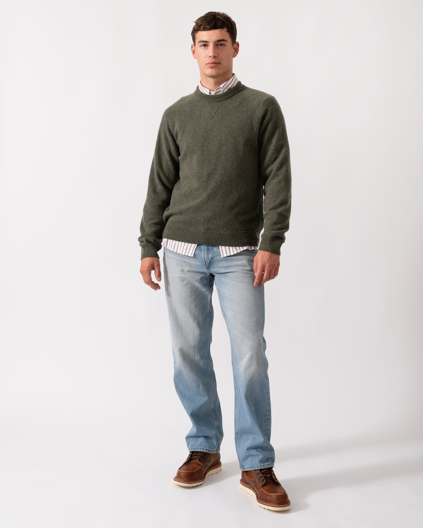 PS Paul Smith Mens Crew Neck Sweater - 39 Very Dark Green