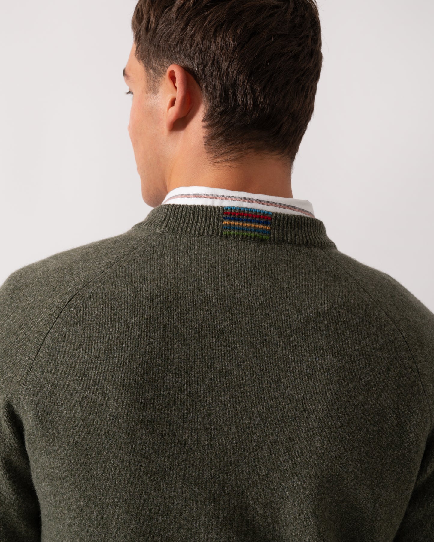 PS Paul Smith Mens Crew Neck Sweater - 39 Very Dark Green