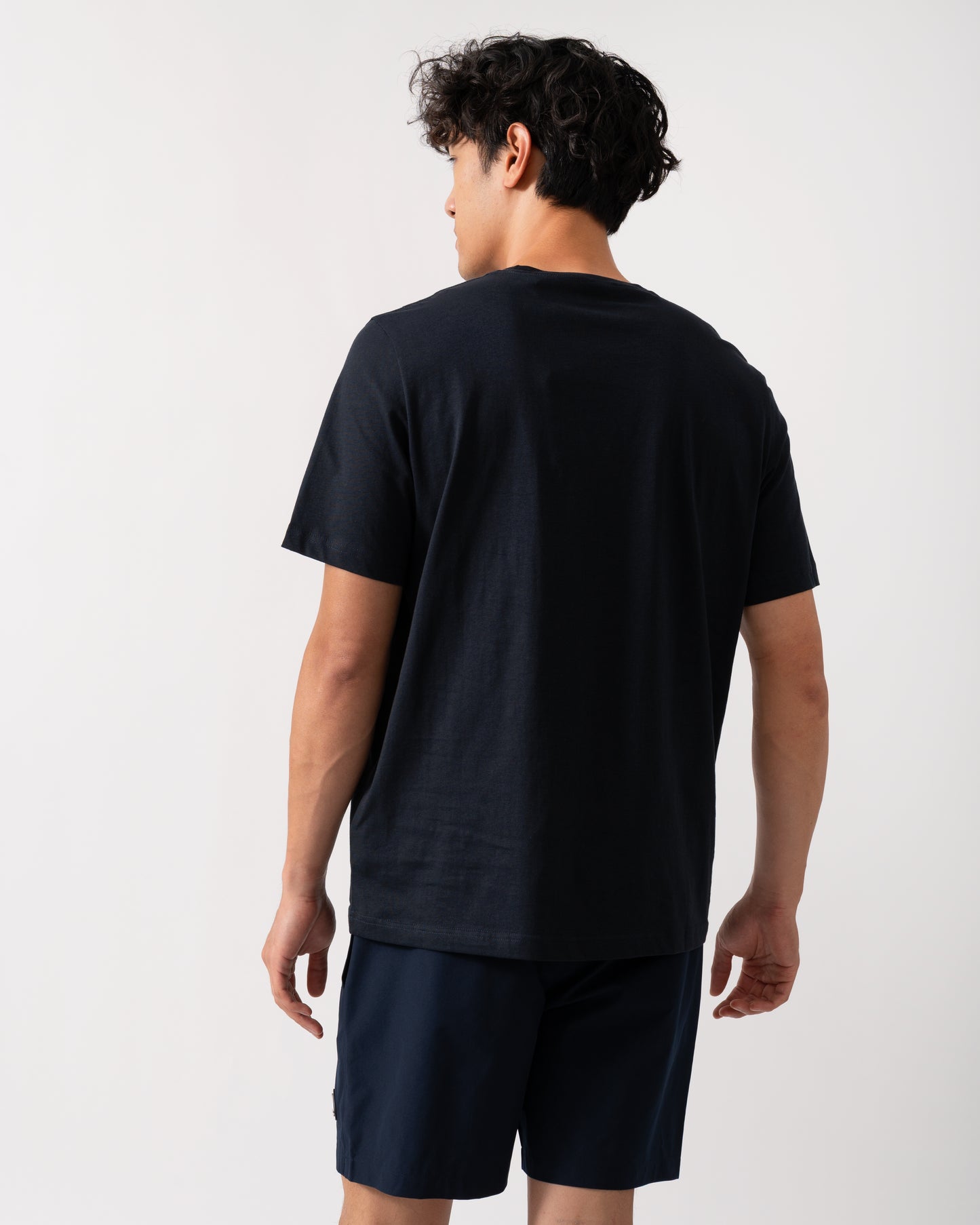PS Paul Smith Mens Regular Fit Cutout Zebra T-Shirt - 49 Very Dark Navy