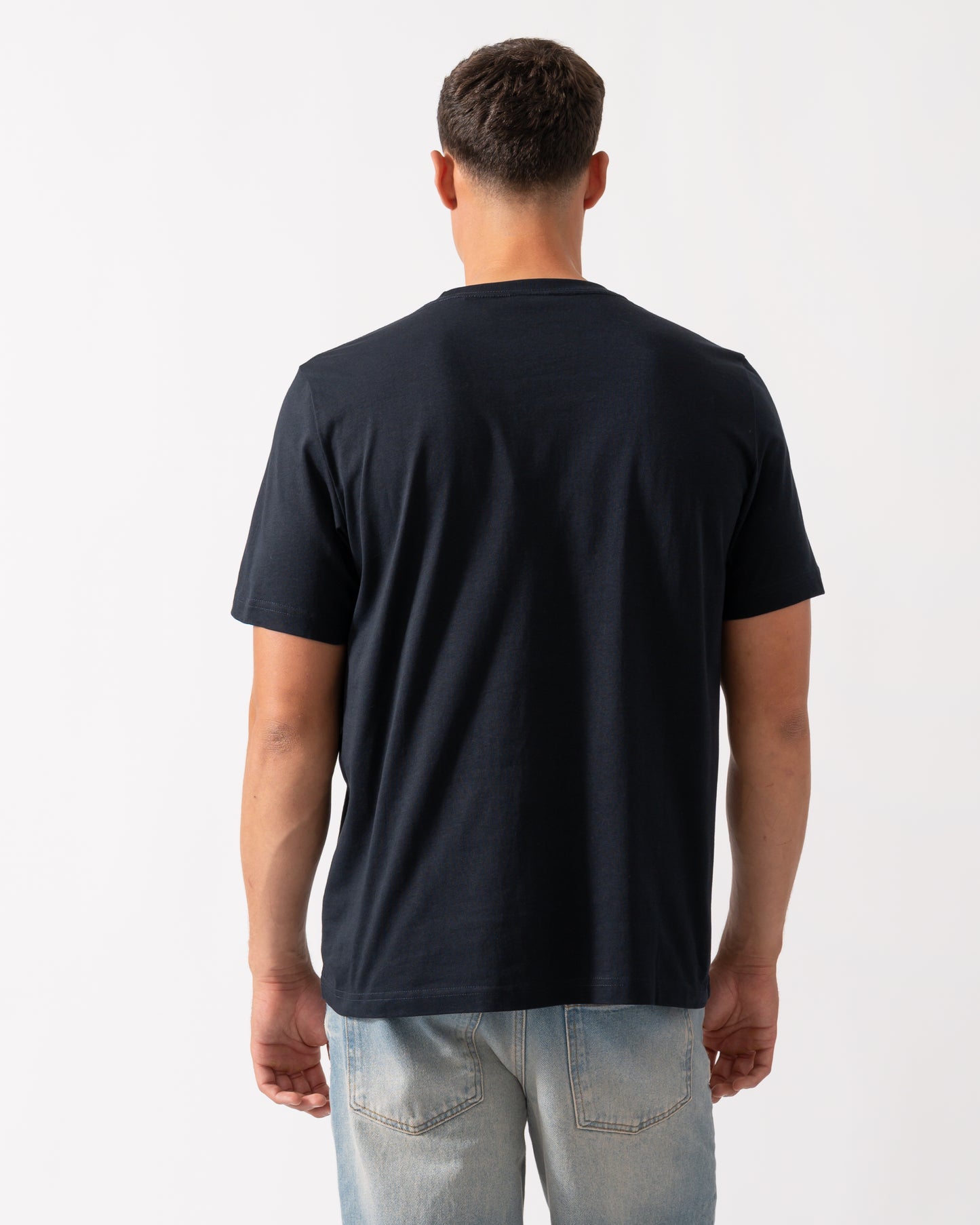 PS Paul Smith Mens Regular Fit Large Zebra Logo T-Shirt - 49 Very Dark Navy