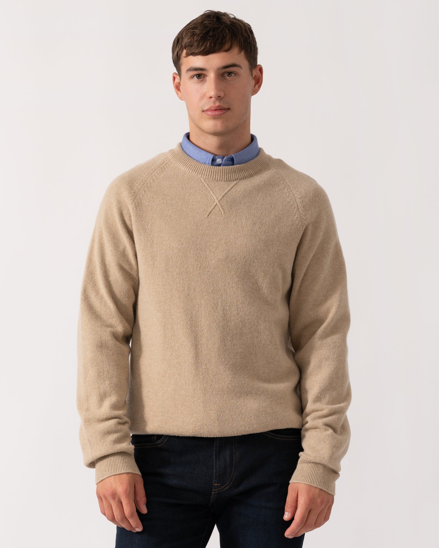 PS Paul Smith Mens Crew Neck Sweater - 07 Sand