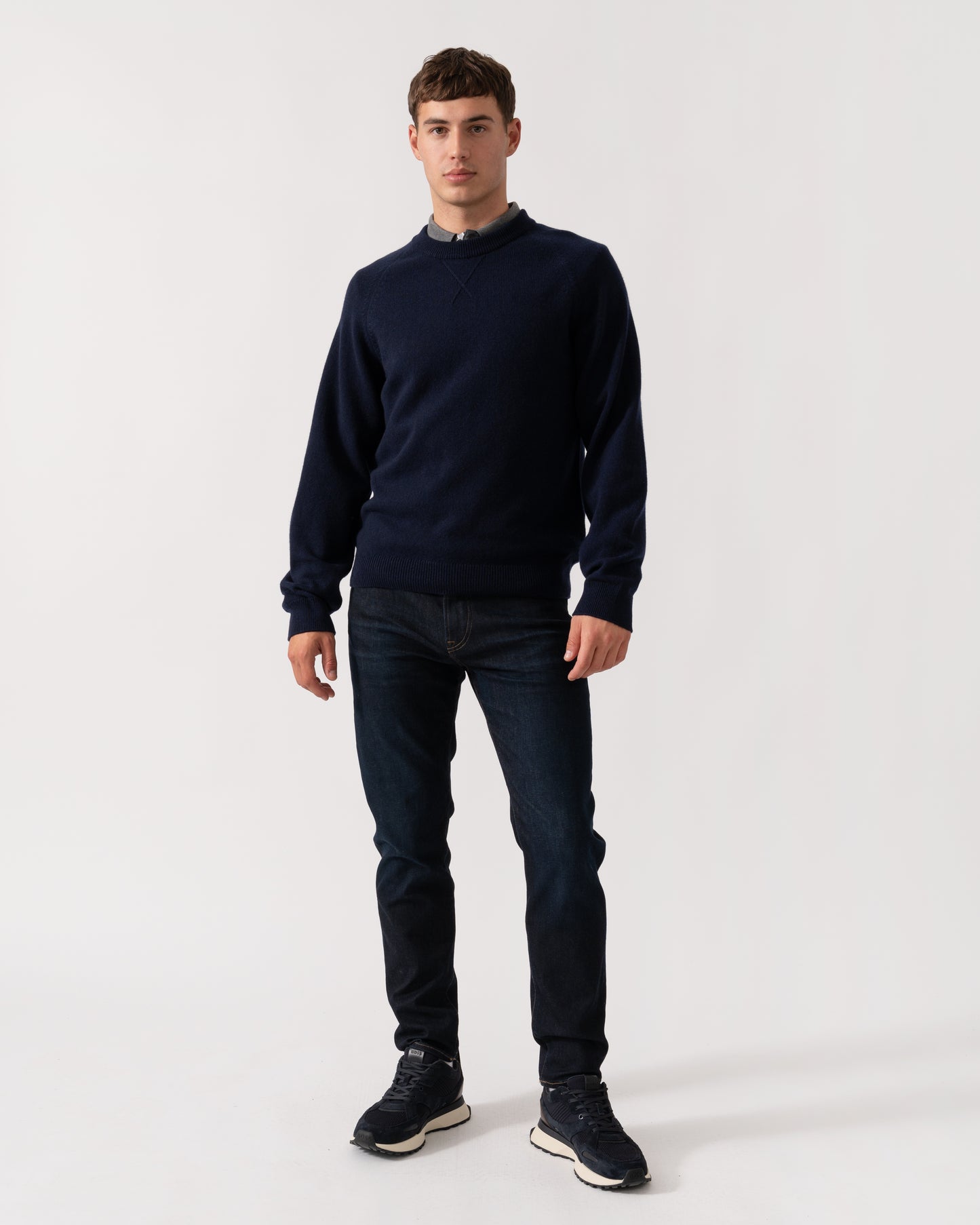 PS Paul Smith Mens Crew Neck Sweater - 49 Very Dark Navy