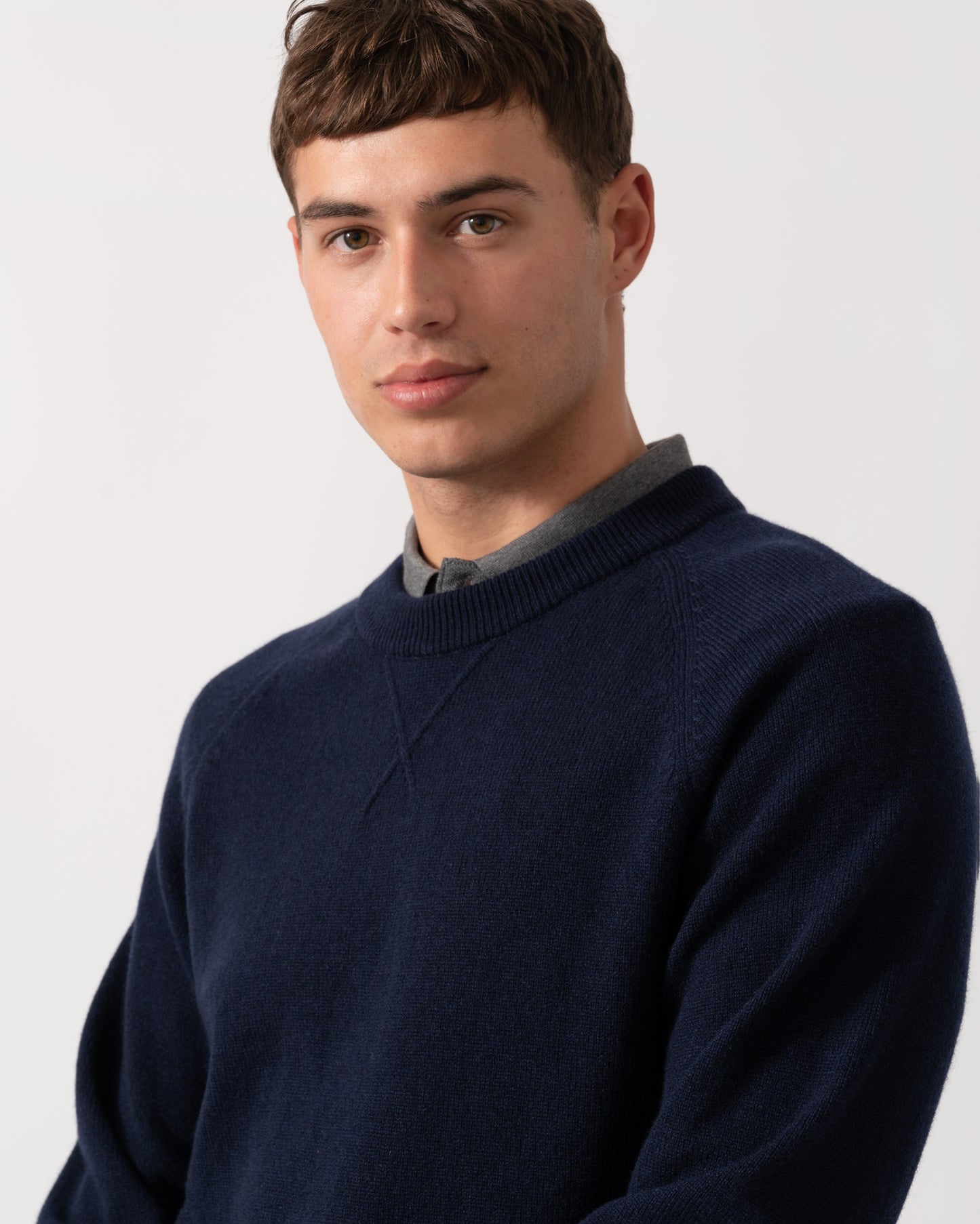 PS Paul Smith Mens Crew Neck Sweater - 49 Very Dark Navy