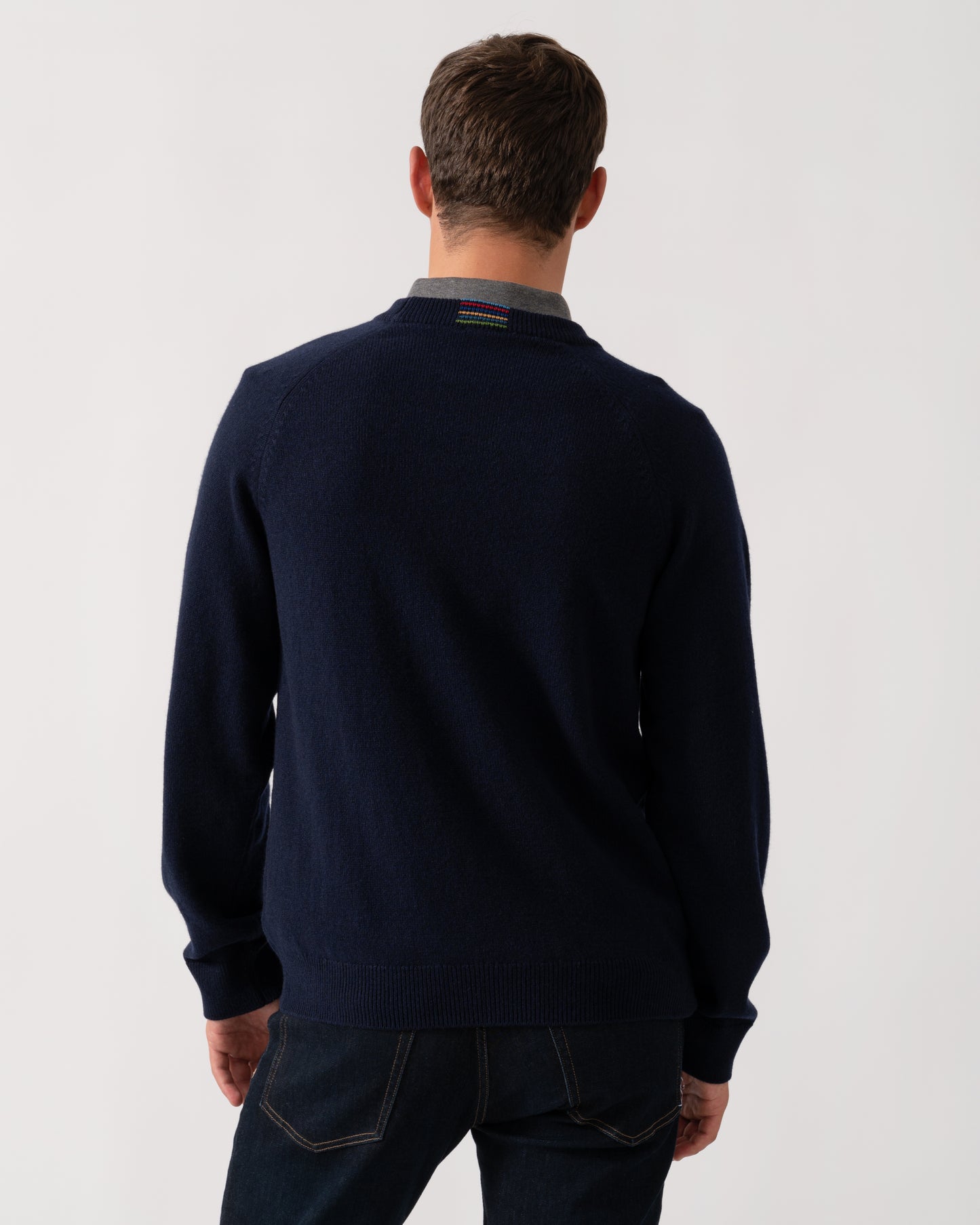 PS Paul Smith Mens Crew Neck Sweater - 49 Very Dark Navy