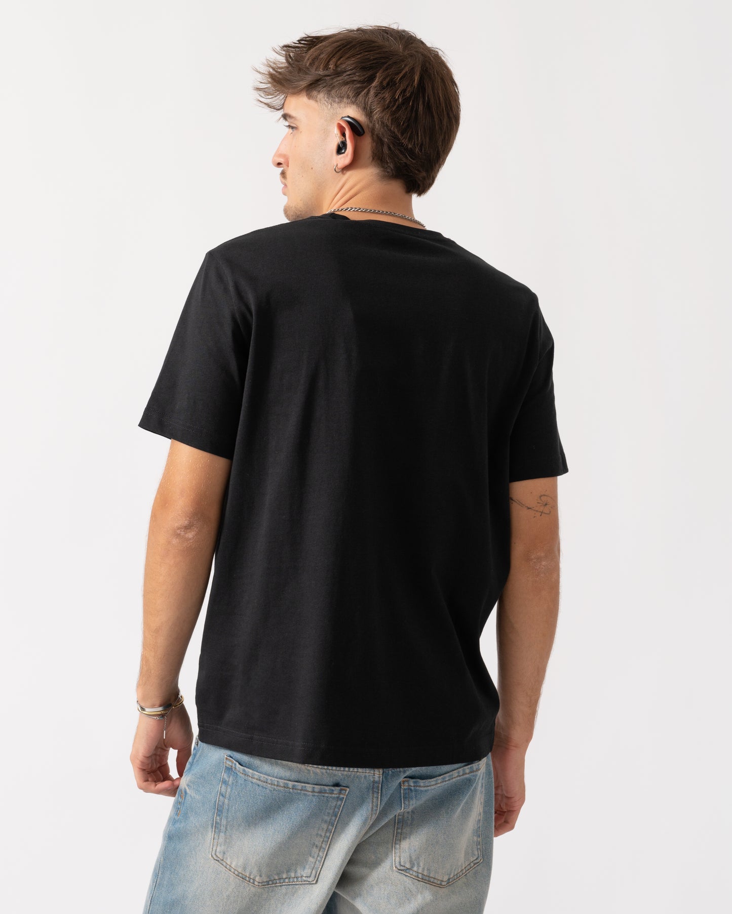 PS Paul Smith Mens Reg Fit Small Zebra Logo T-Shirt - 79 Black