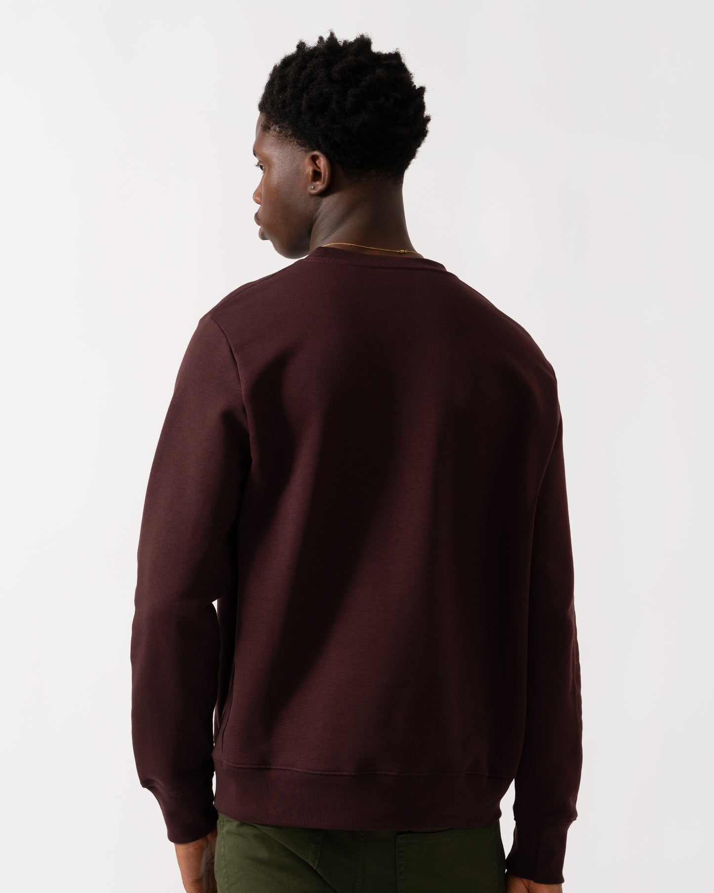 PS Paul Smith Mens Reg Fit Zebra Sweatshirt - 29A Very Dk Red
