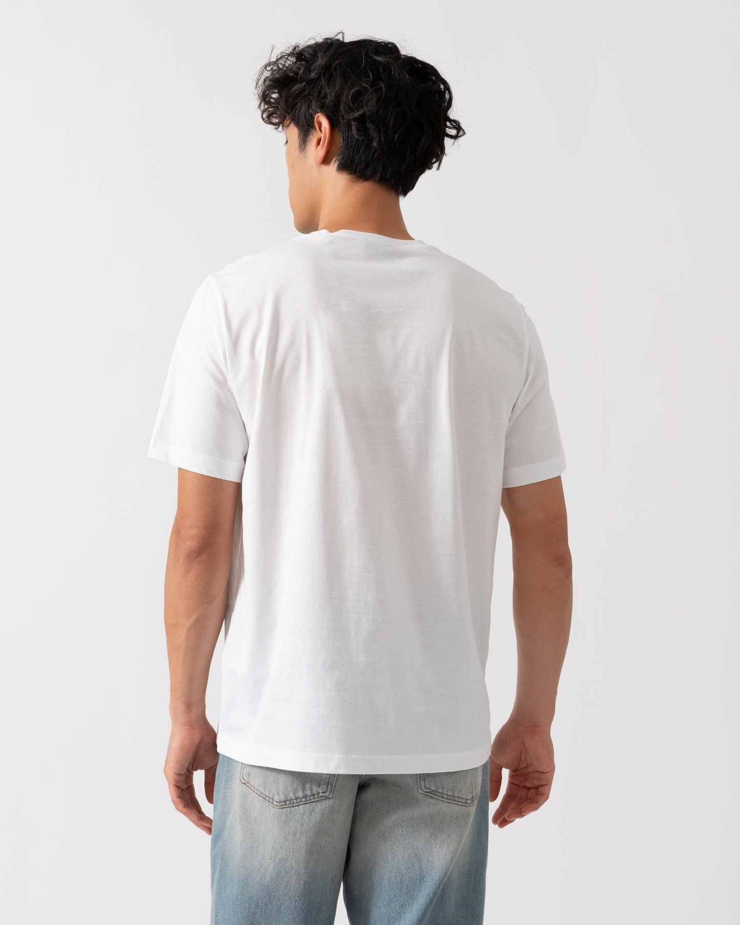 PS Paul Smith Mens Regular Fit Bear Collage T-Shirt - 01 White
