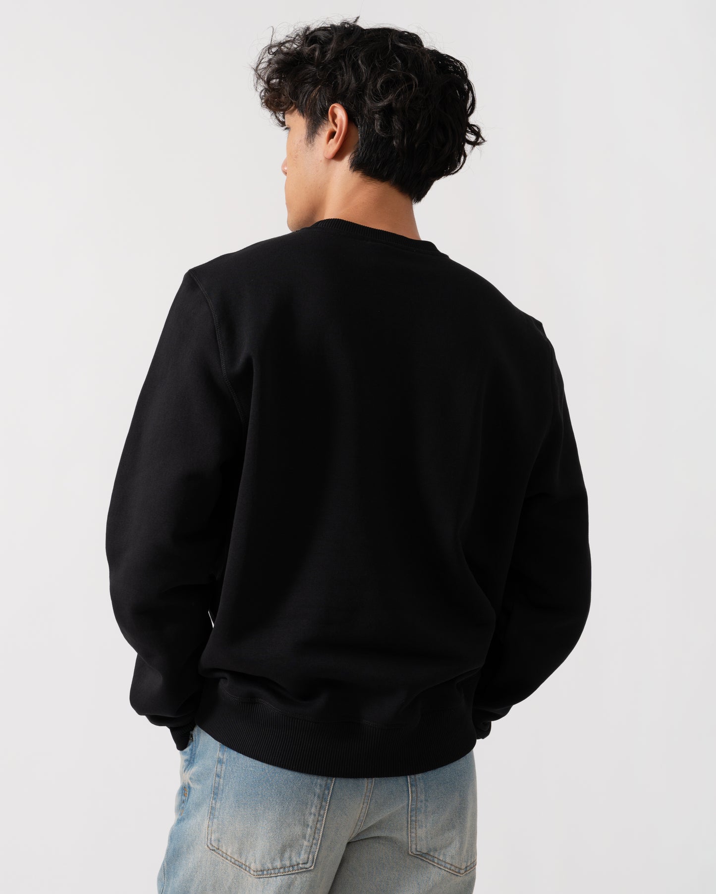 PS Paul Smith Mens Regular Fit Multicolour Text Sweatshirt - 79 Black