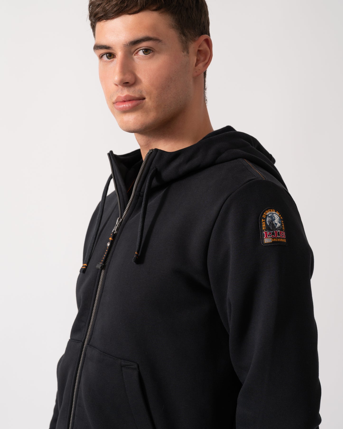Parajumpers Charlie Easy Mens Hooded Sweatshirt - Black 541