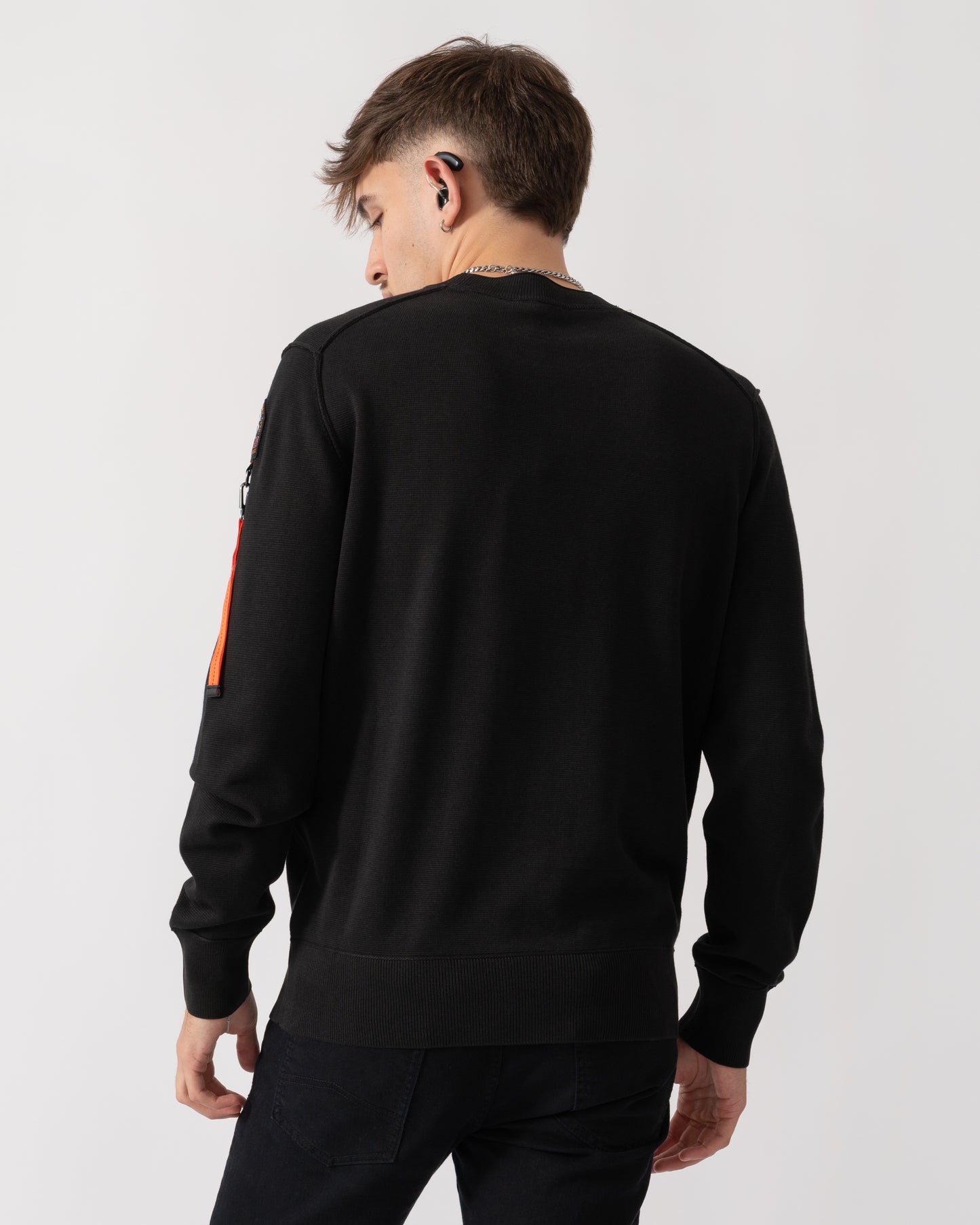 Parajumpers Basic Braw Mens Crew Neck Sweater - Black 541