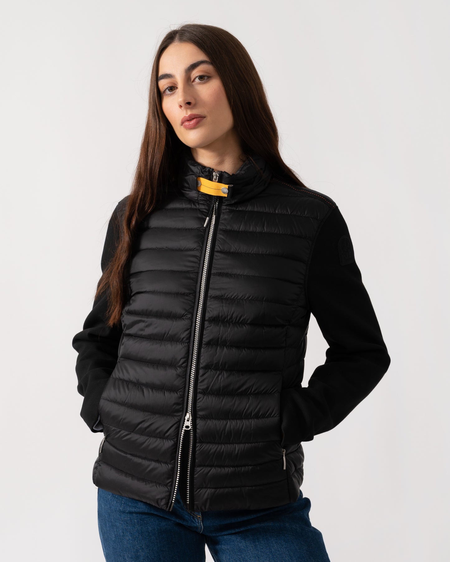 Parajumpers Danette Womens Fleece/Nylon Jacket - Black 541