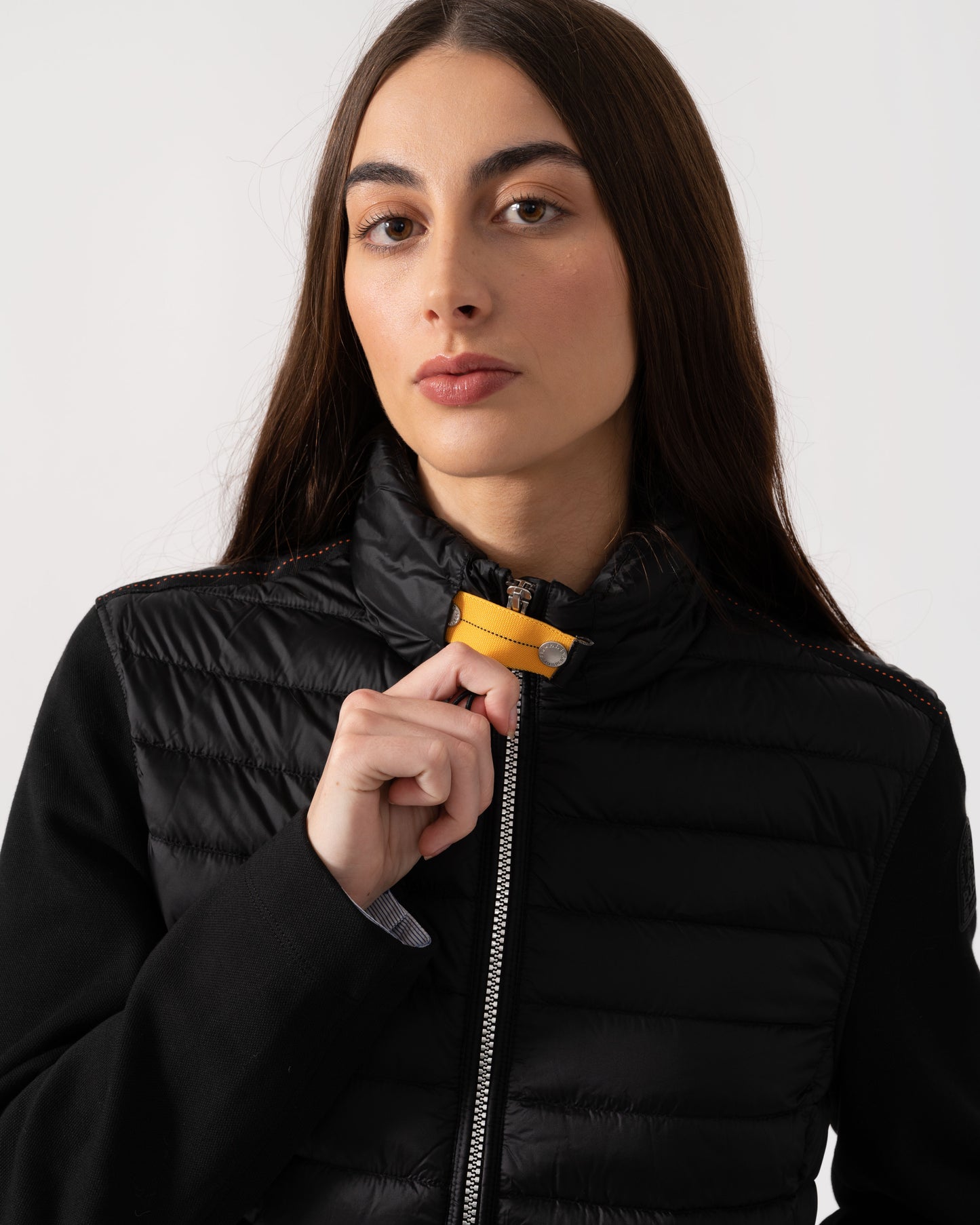 Parajumpers Danette Womens Fleece/Nylon Jacket - Black 541