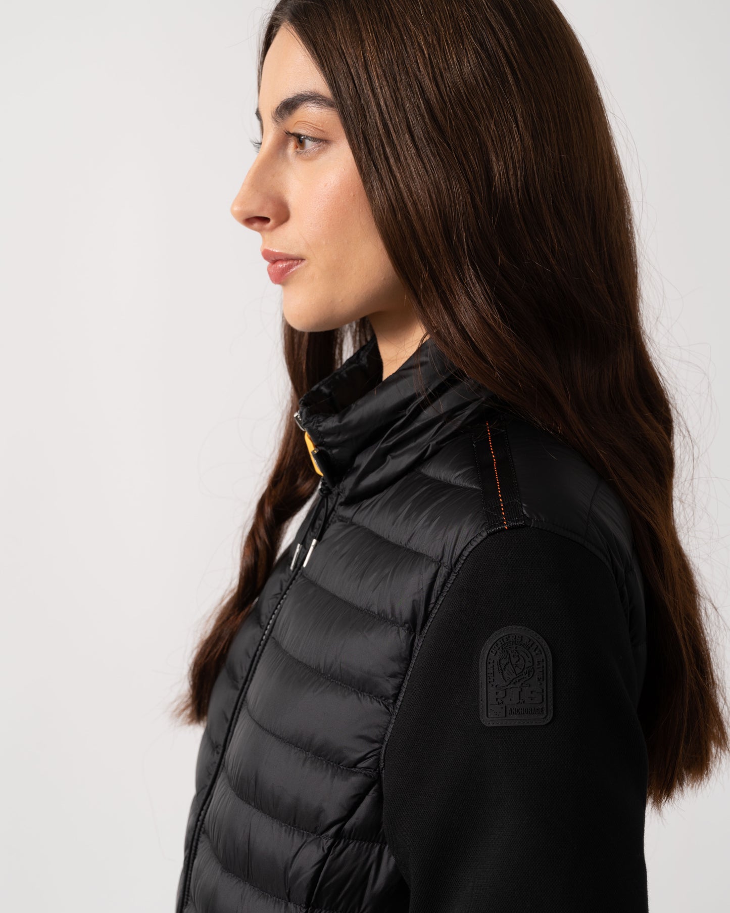 Parajumpers Danette Womens Fleece/Nylon Jacket - Black 541