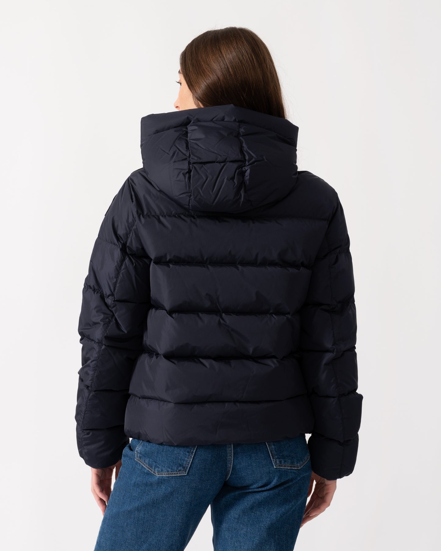 Parajumpers Jinny Womens Hooded Down Jacket - Pencil 710