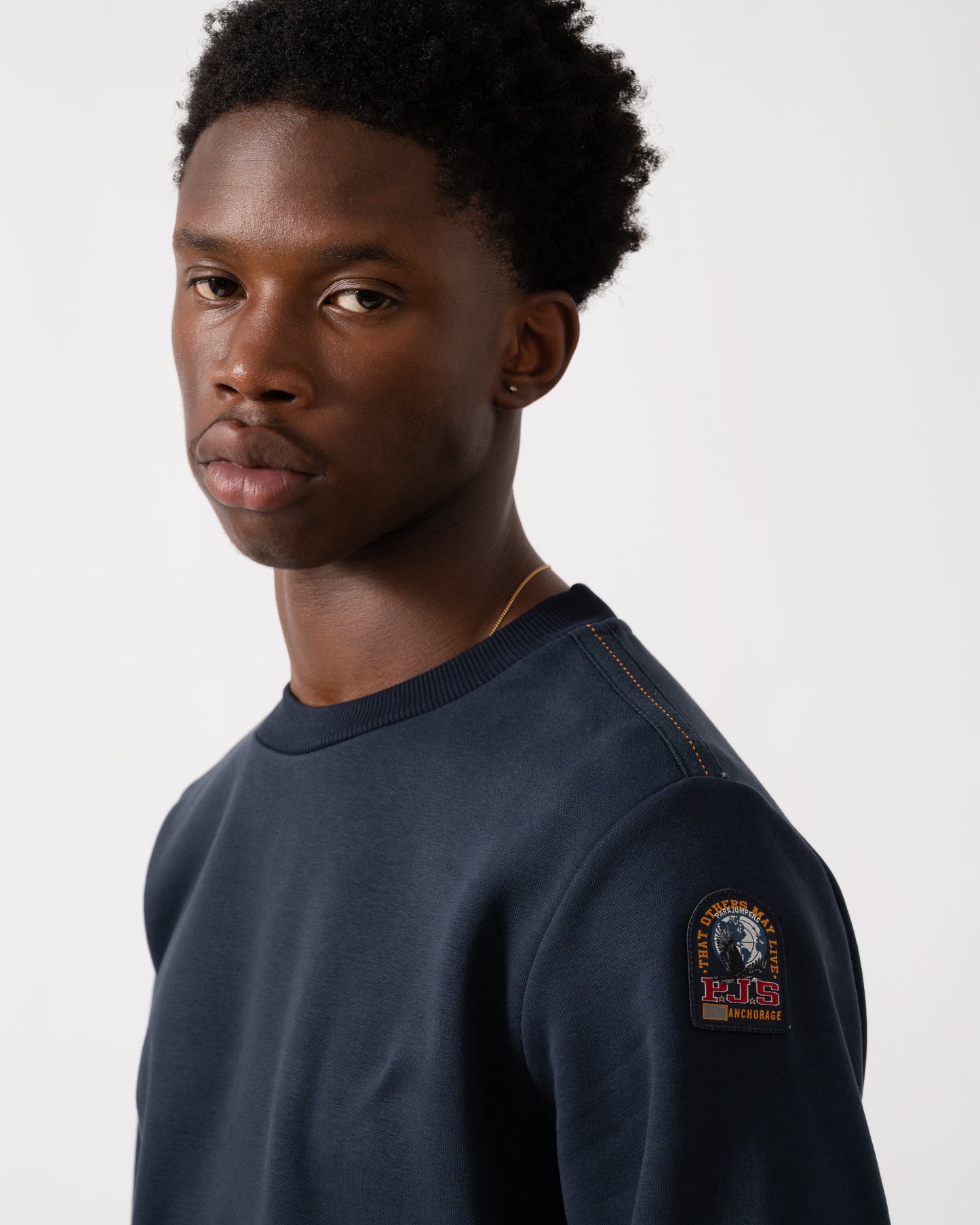 Parajumpers K2 Mens Crew Neck Sweatshirt - Blue Navy 316