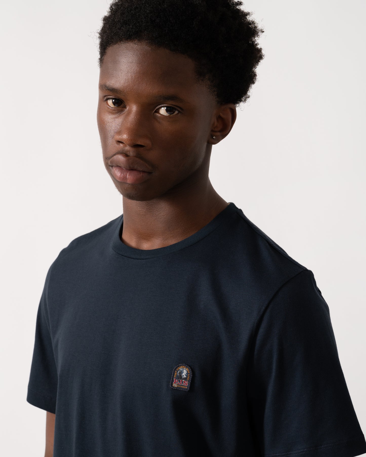Parajumpers Patch Tee Mens T-Shirt - Blue Navy 316