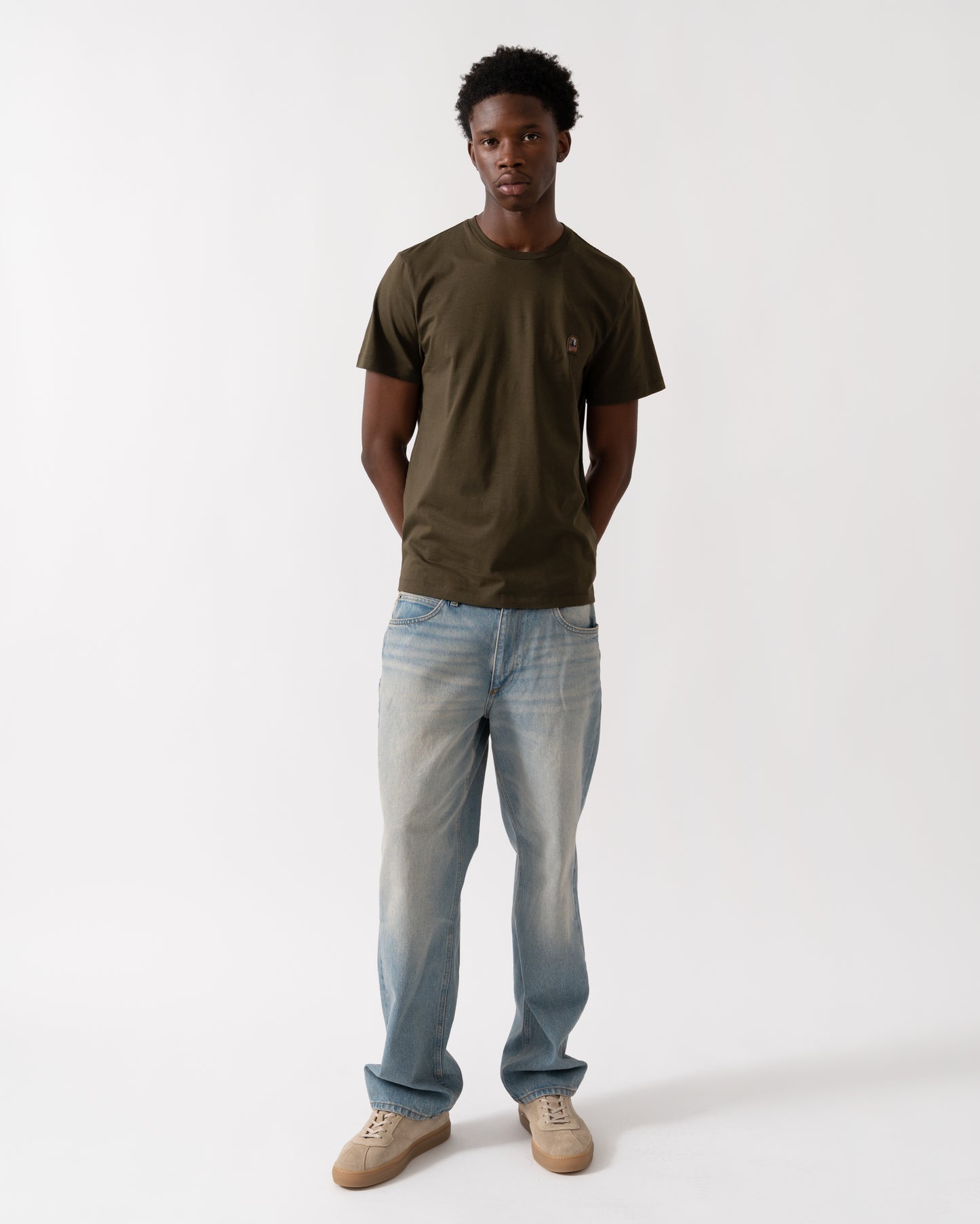 Parajumpers Patch Tee Mens T-Shirt - Deep Moss 117