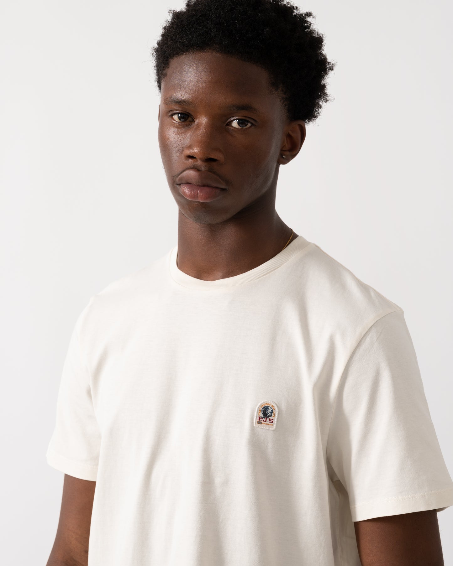 Parajumpers Patch Tee Mens T-Shirt - Purity 748