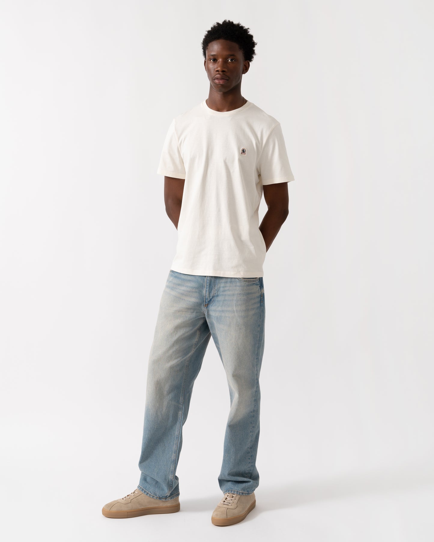 Parajumpers Patch Tee Mens T-Shirt - Purity 748