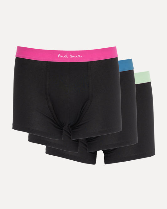 Paul Smith 3-Pack Mens Trunk Mix W/Band - 79 Black
