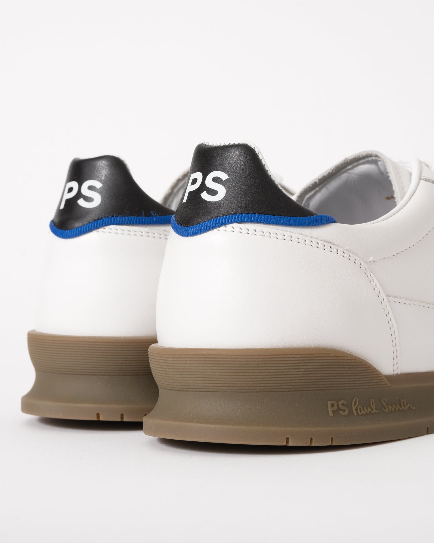 Paul Smith Dover Leather Side Panel Mens Trainers - 01 White