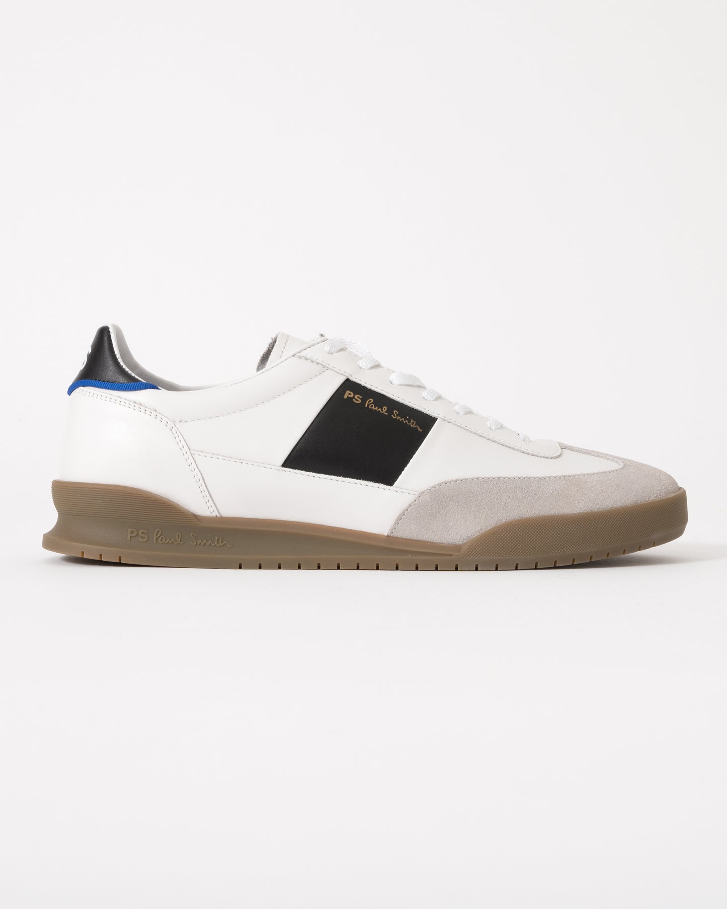 Paul Smith Dover Leather Side Panel Mens Trainers - 01 White