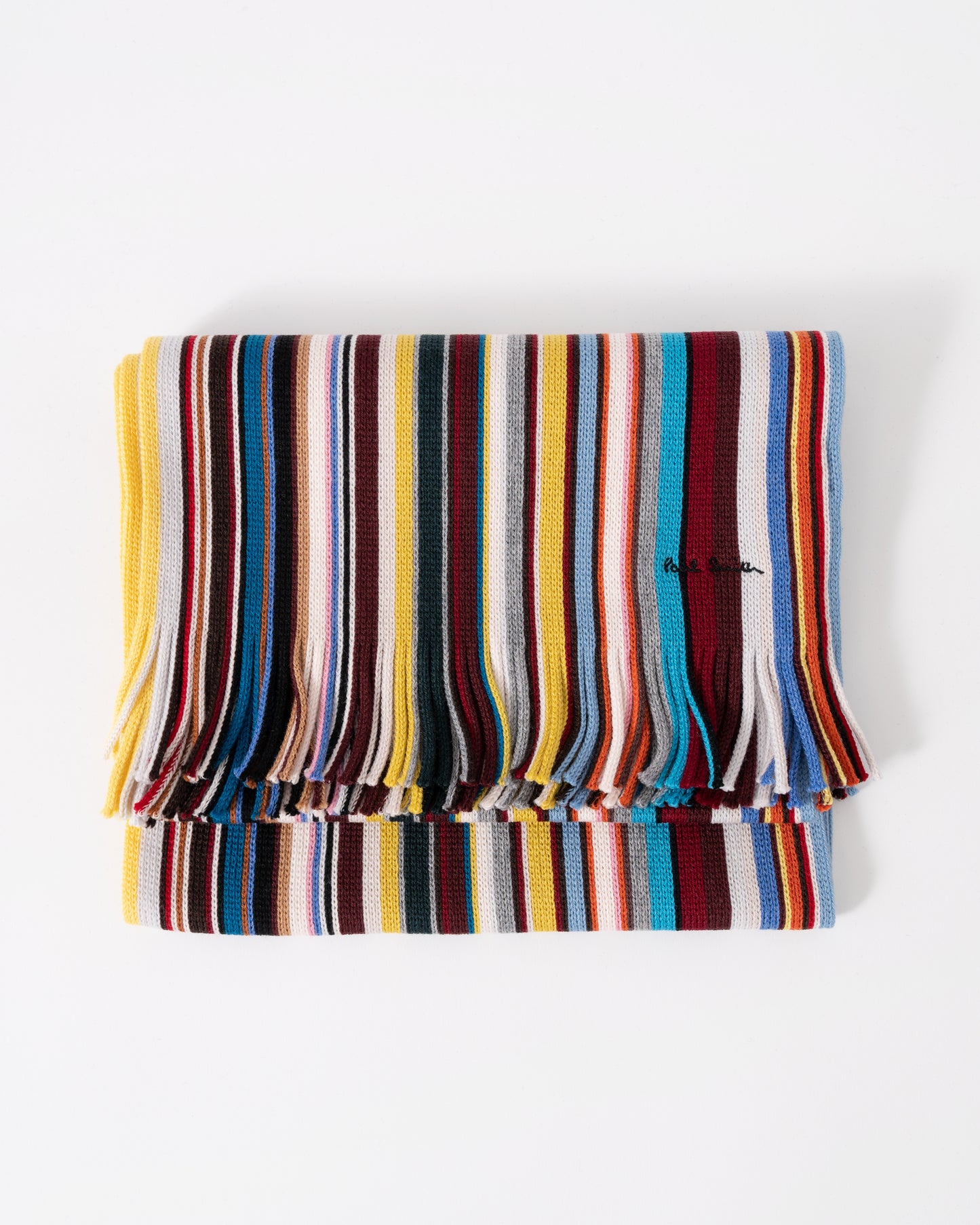 Paul Smith Mens Signature Scarf - 92 Multi Coloured