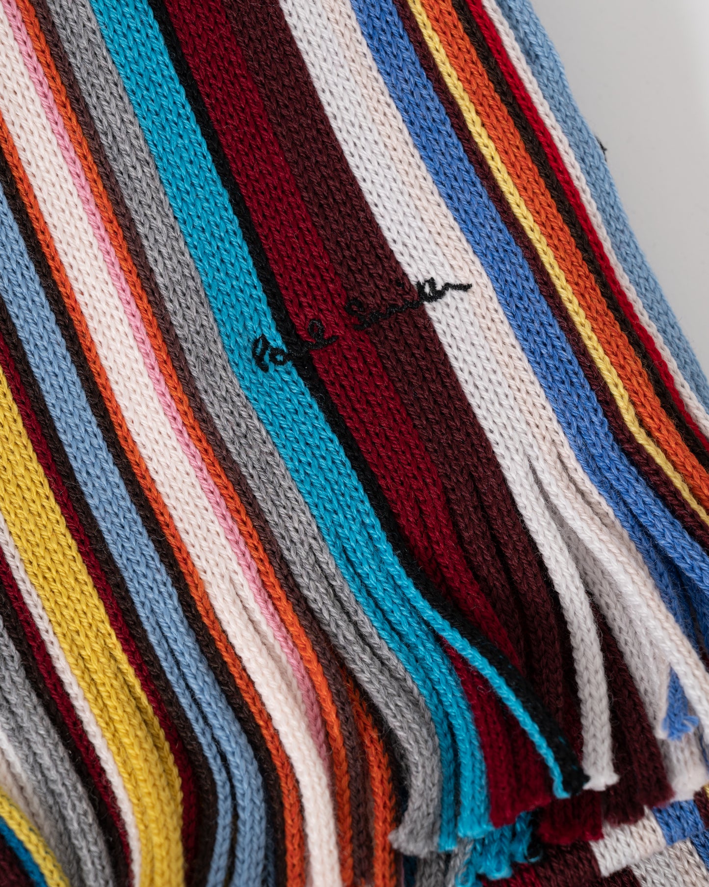 Paul Smith Mens Signature Scarf - 92 Multi Coloured