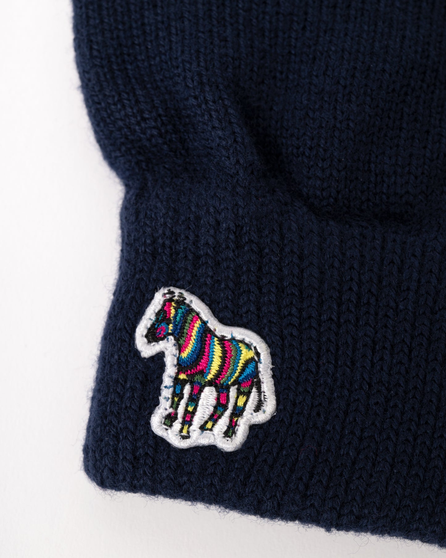 Paul Smith Mens Zebra Logo Gloves - 47 Navy