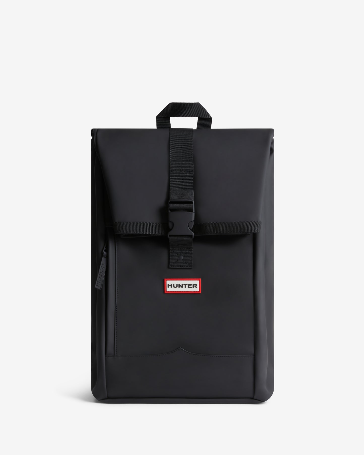 Hunter Pentallen Roll Top Clip Backpack - Black