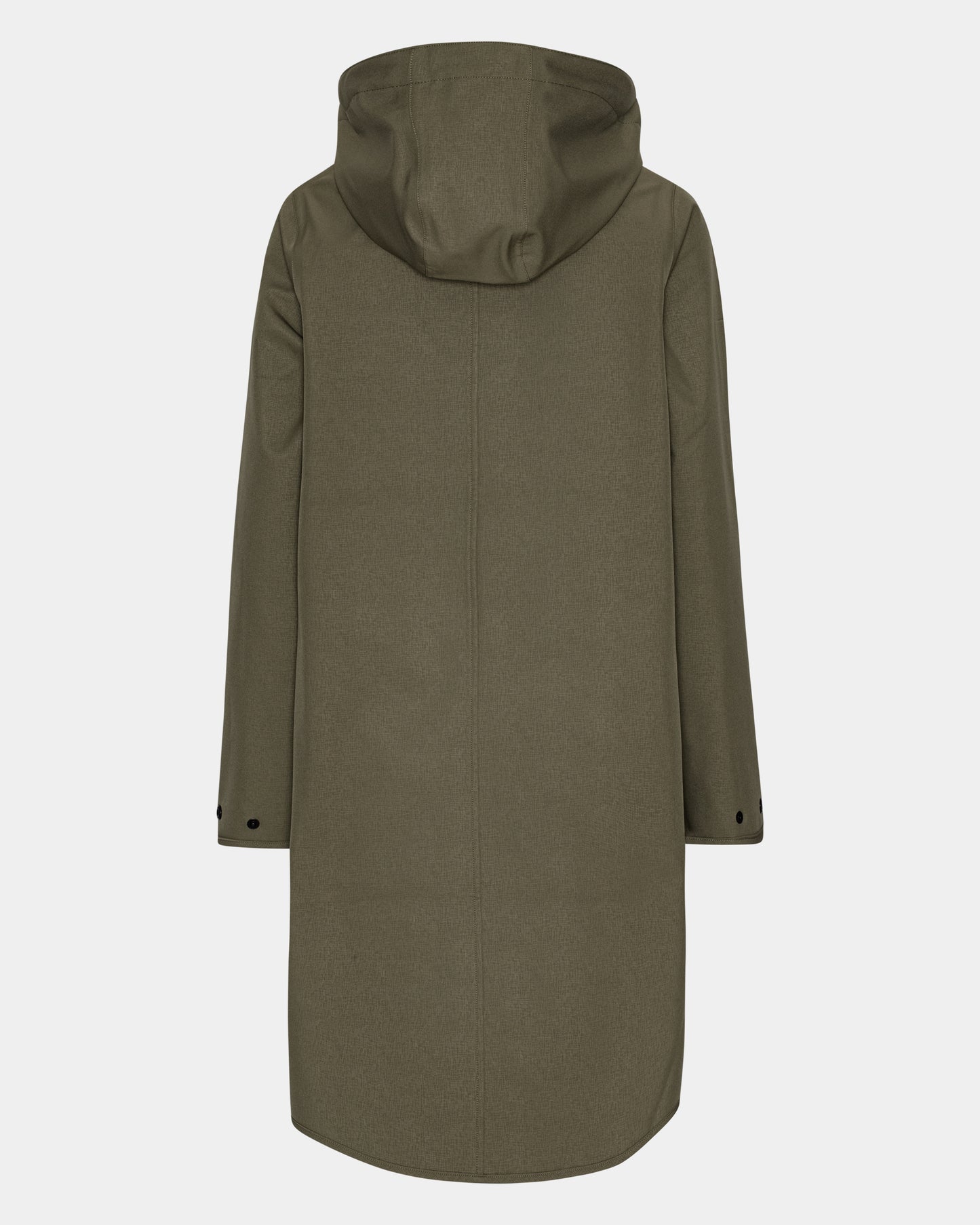 Ilse Jacobsen Rain Womens A-Line Softshell Raincoat - Army 410