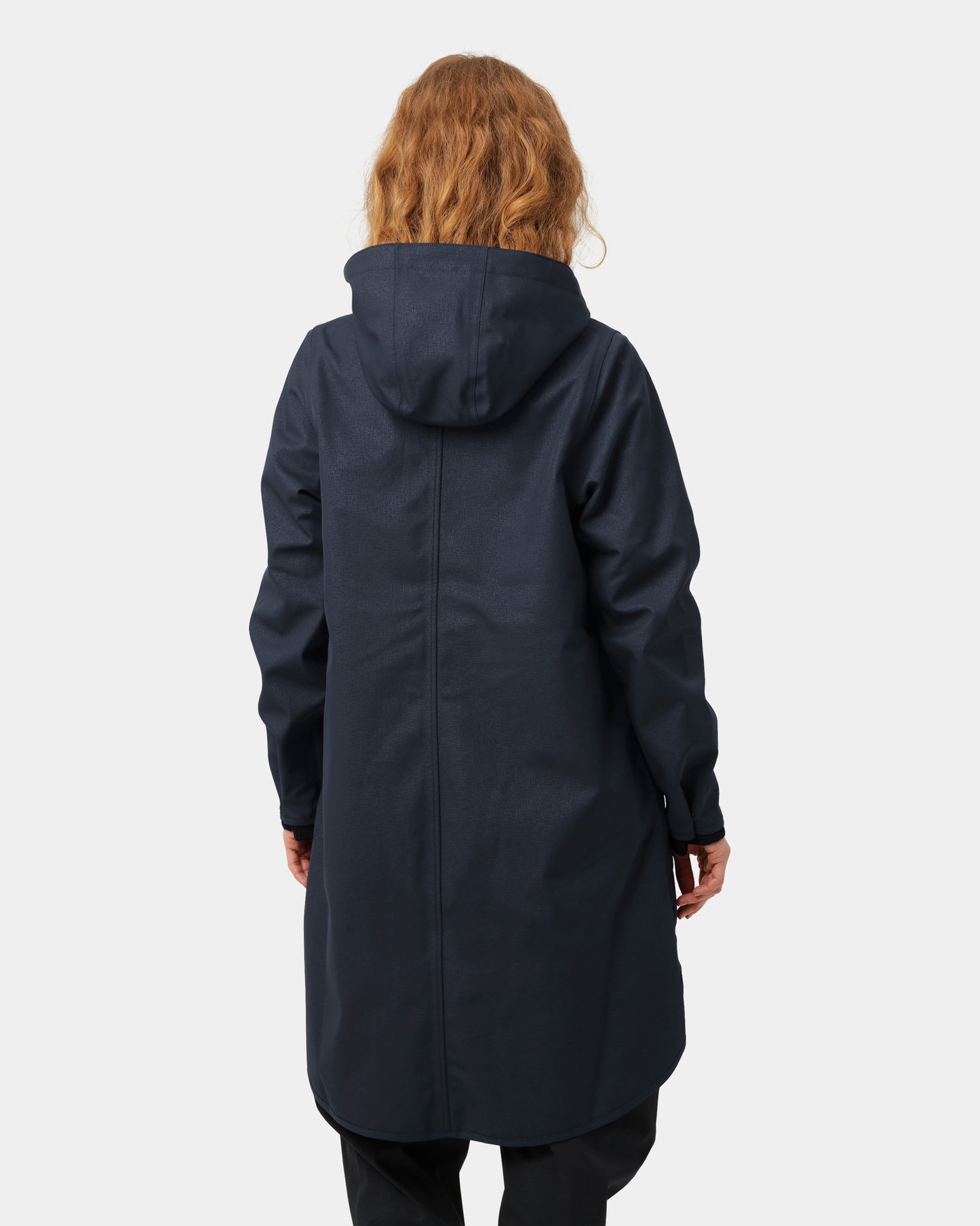 Ilse Jacobsen Rain Womens A-Line Softshell Raincoat - Dark Indigo 660