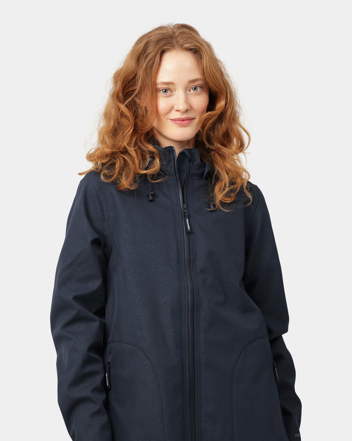 Ilse Jacobsen Rain Womens A-Line Softshell Raincoat - Dark Indigo 660