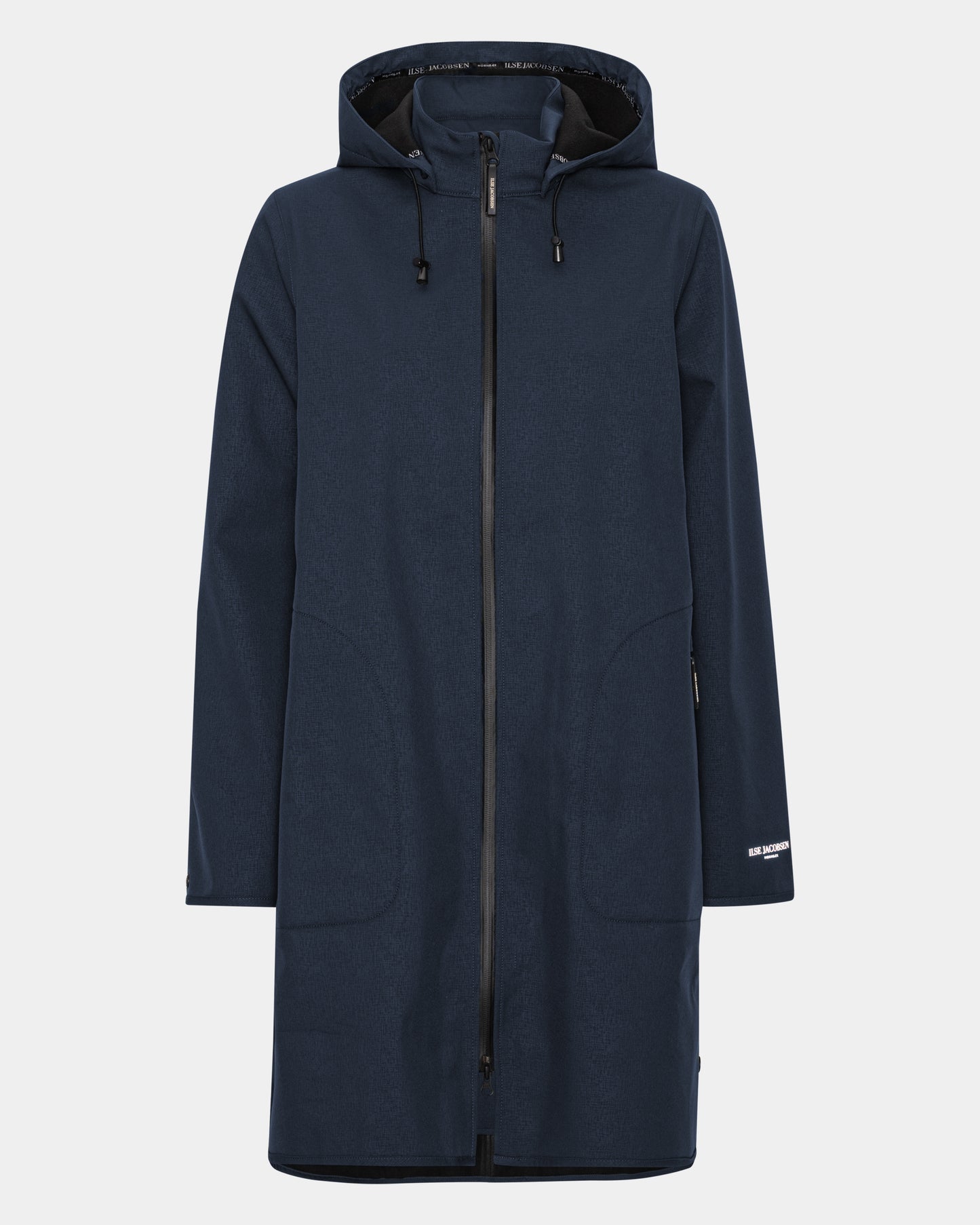Ilse Jacobsen Rain Womens A-Line Softshell Raincoat - Dark Indigo 660
