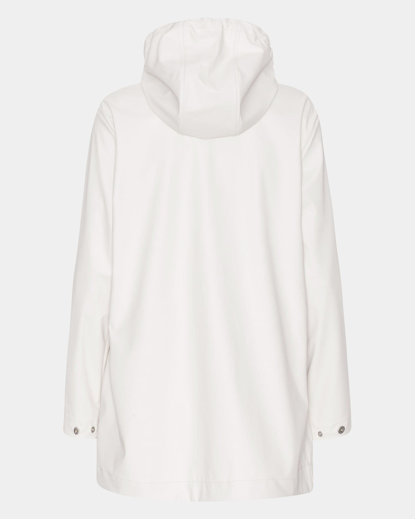 Ilse Jacobsen Rain Womens Short Rubberised Raincoat - Milk Creme 121