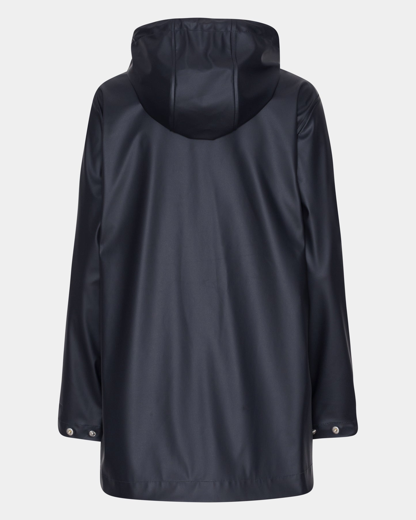 Ilse Jacobsen Rain Womens Short Rubberised Raincoat - Dark Indigo 660