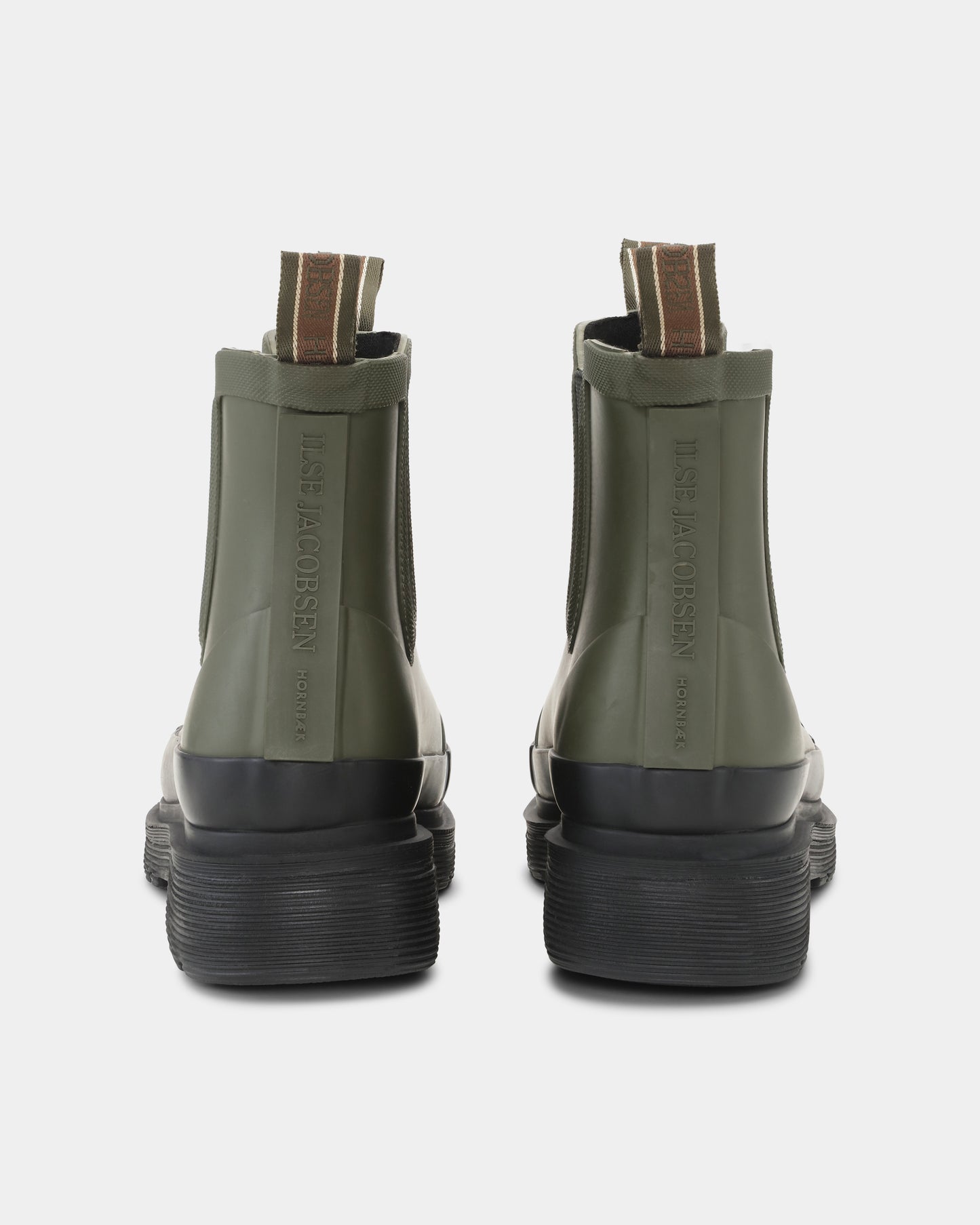 Ilse Jacobsen Rub Womens Chelsea Wellies - Army 410
