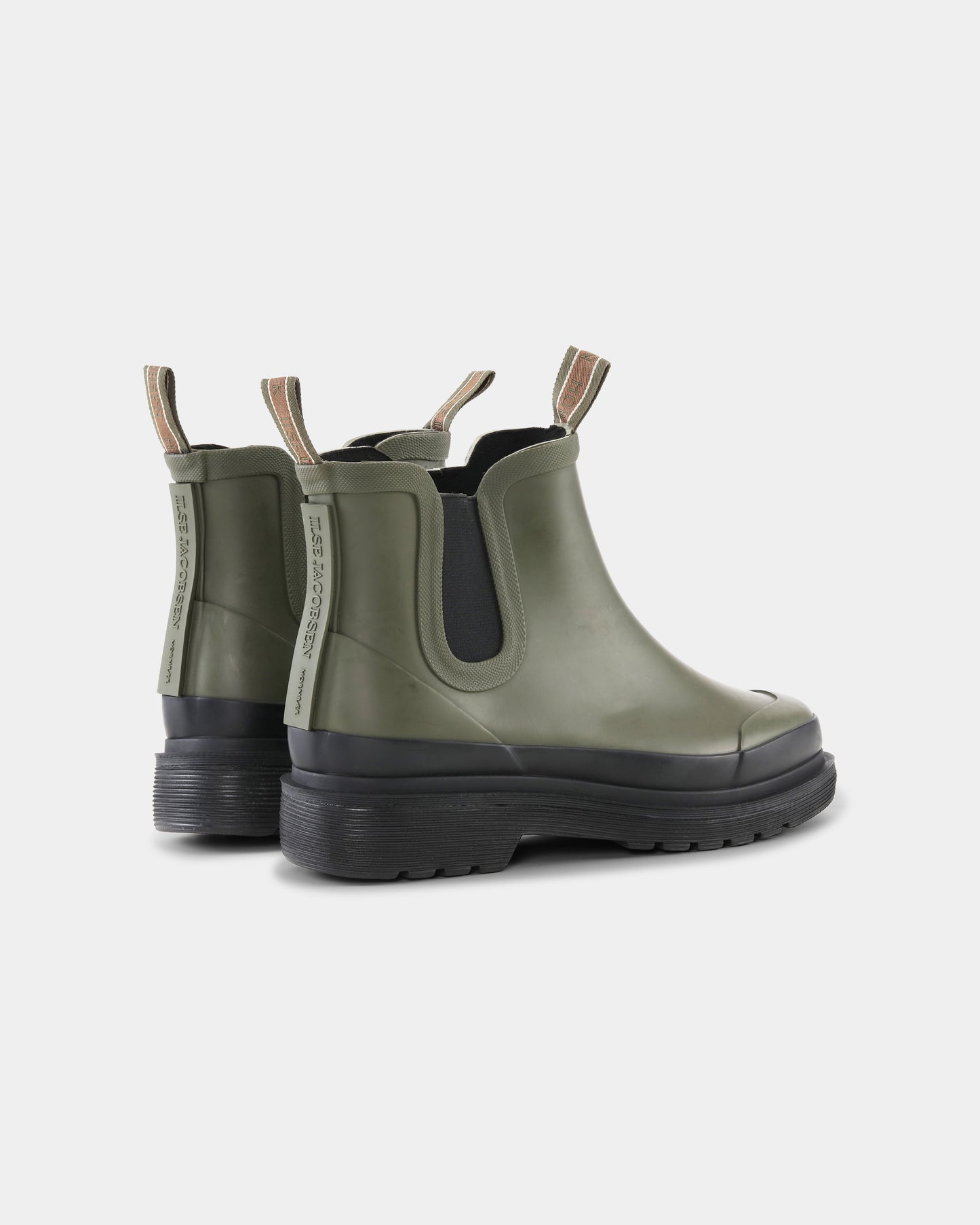 Ilse Jacobsen Rub Womens Chelsea Wellies - Army 410