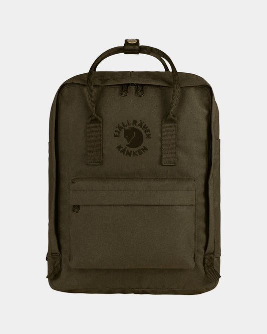 Fjallraven Re-Kanken Unisex Backpack - Dark Olive 633
