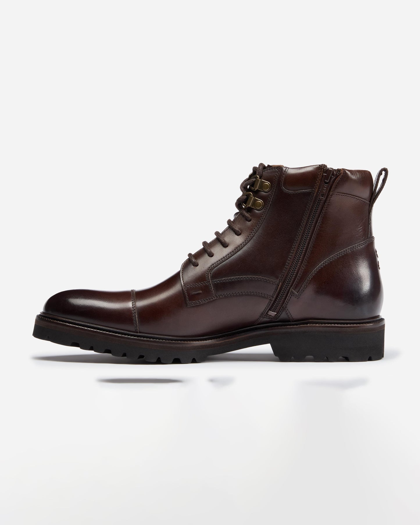 Oliver Sweeney Runcorn Mens Antiqued Calf Leather Brogue Boots - Brown