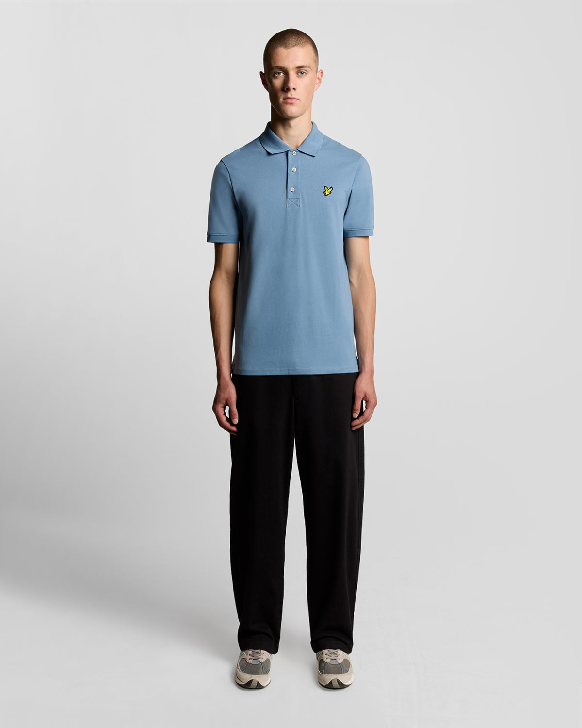 Lyle & Scott Plain Mens Polo Shirt SP400VOG - X861 Ocean Sky