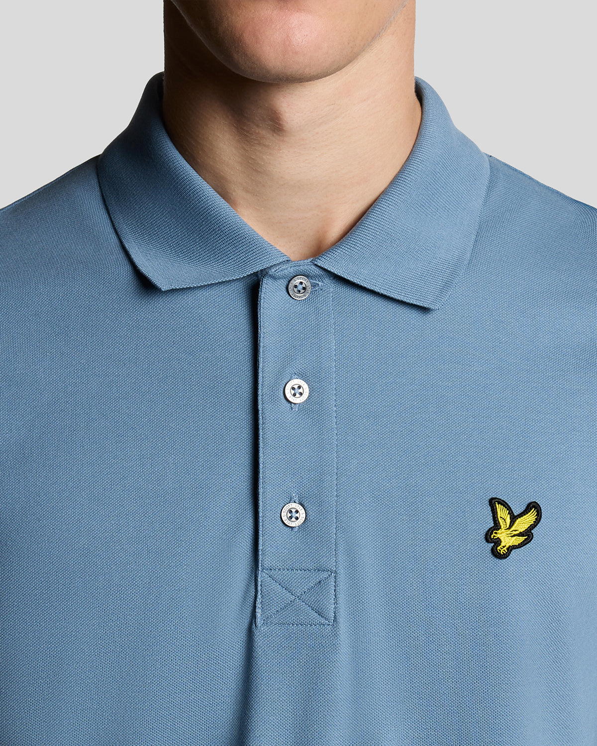 Lyle & Scott Plain Mens Polo Shirt SP400VOG - X861 Ocean Sky