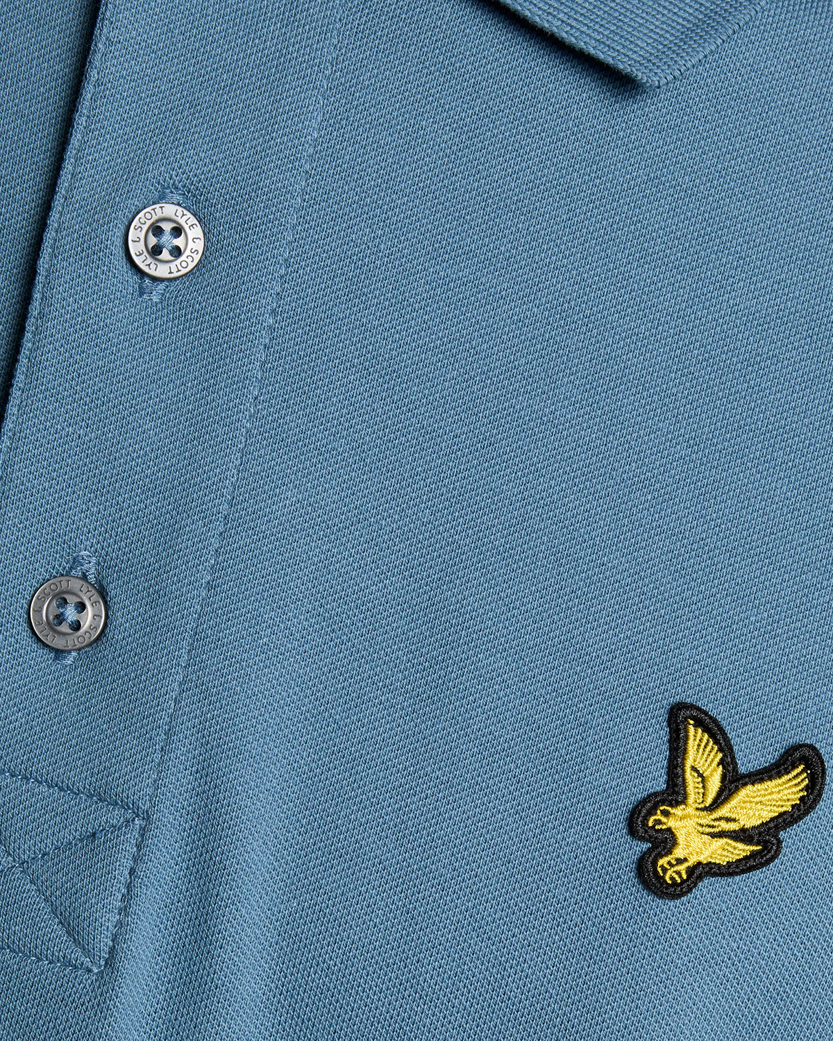 Lyle & Scott Plain Mens Polo Shirt SP400VOG - X861 Ocean Sky