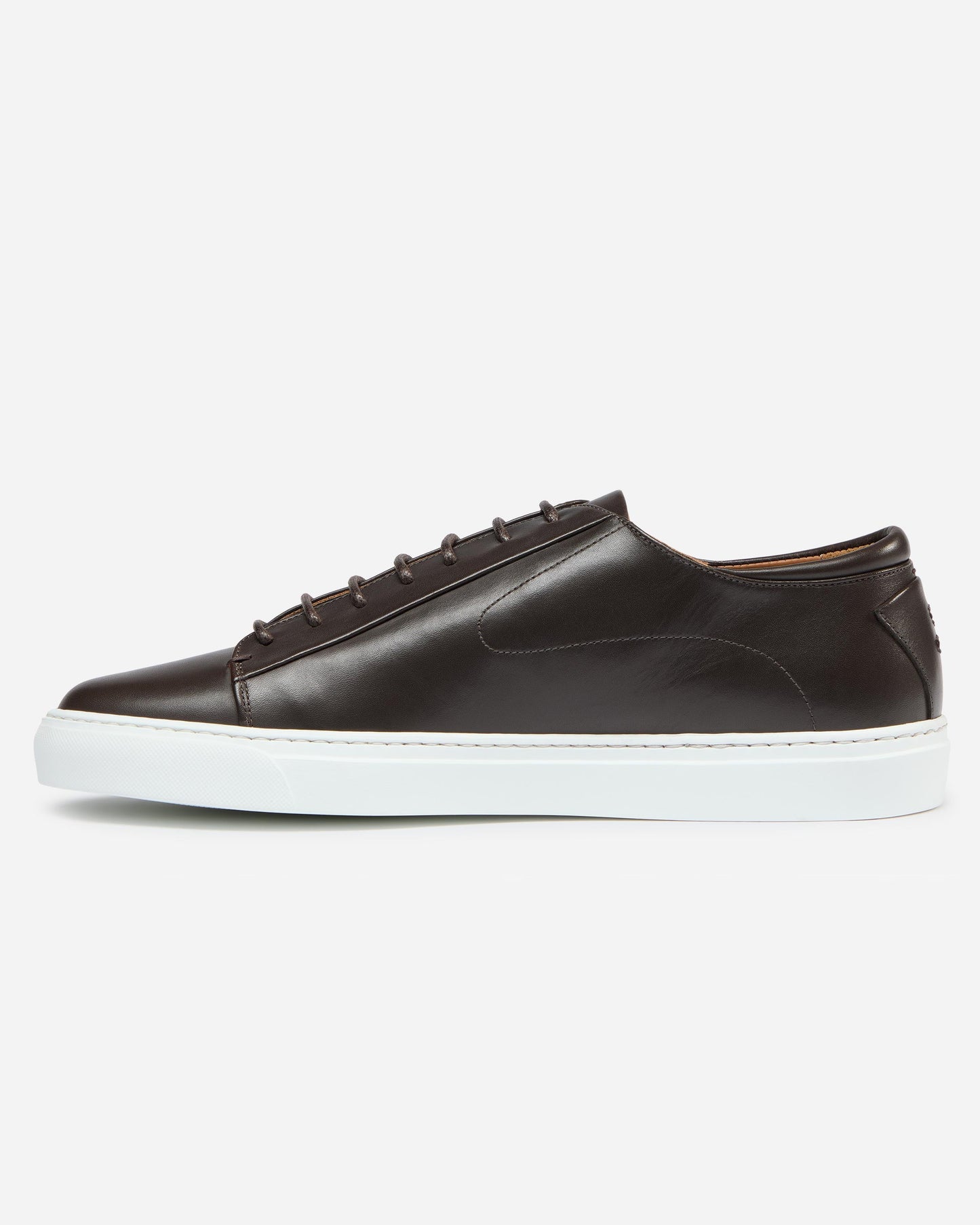 Oliver Sweeney Sirolo Mens Calf Leather Lightweight Trainers - Dark Brown
