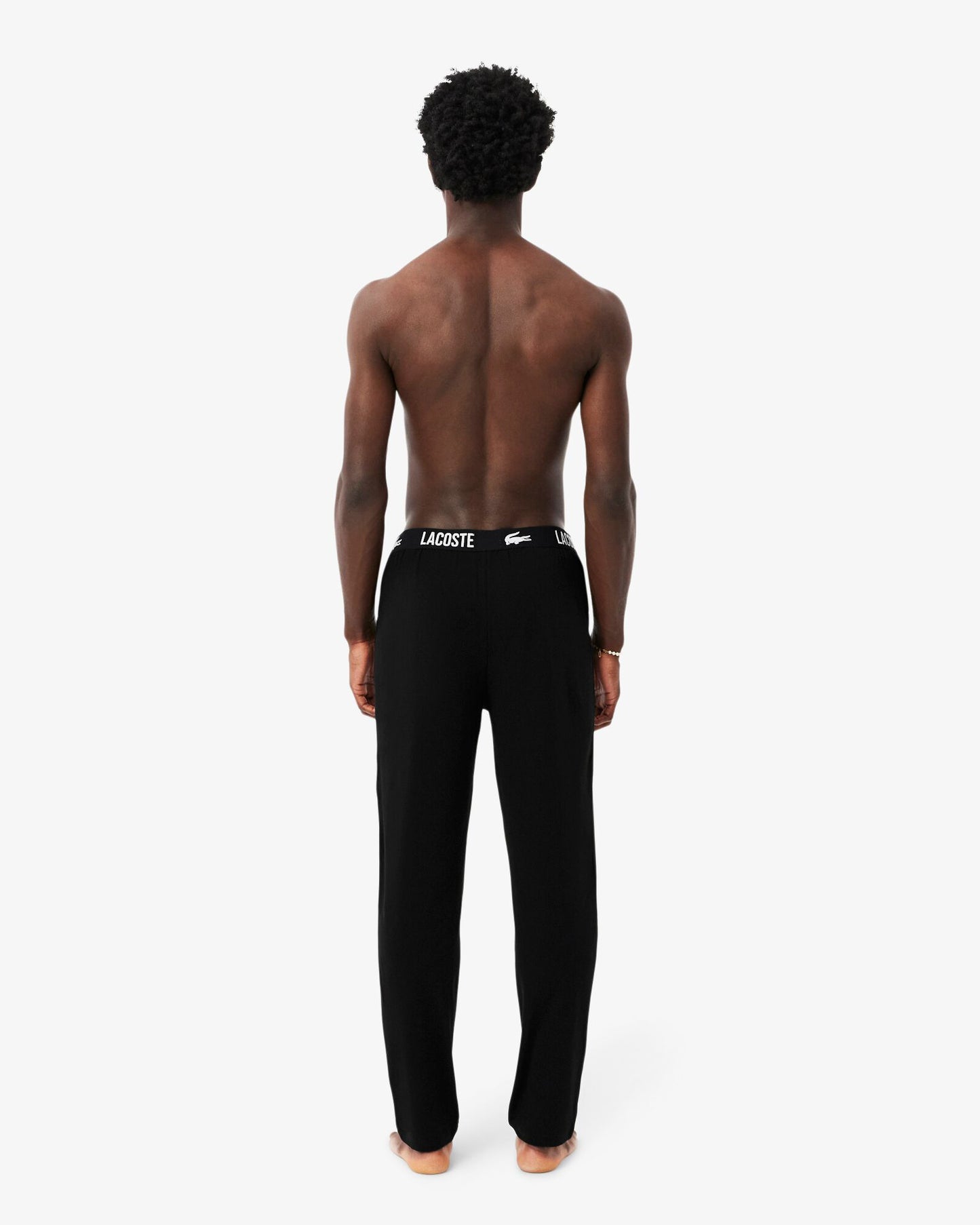 Lacoste Cotton Jersey Mens Pyjama Bottoms - Black 031